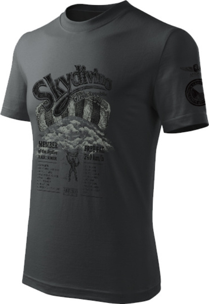 Antonio pánské tričko Skydiving CZ XL