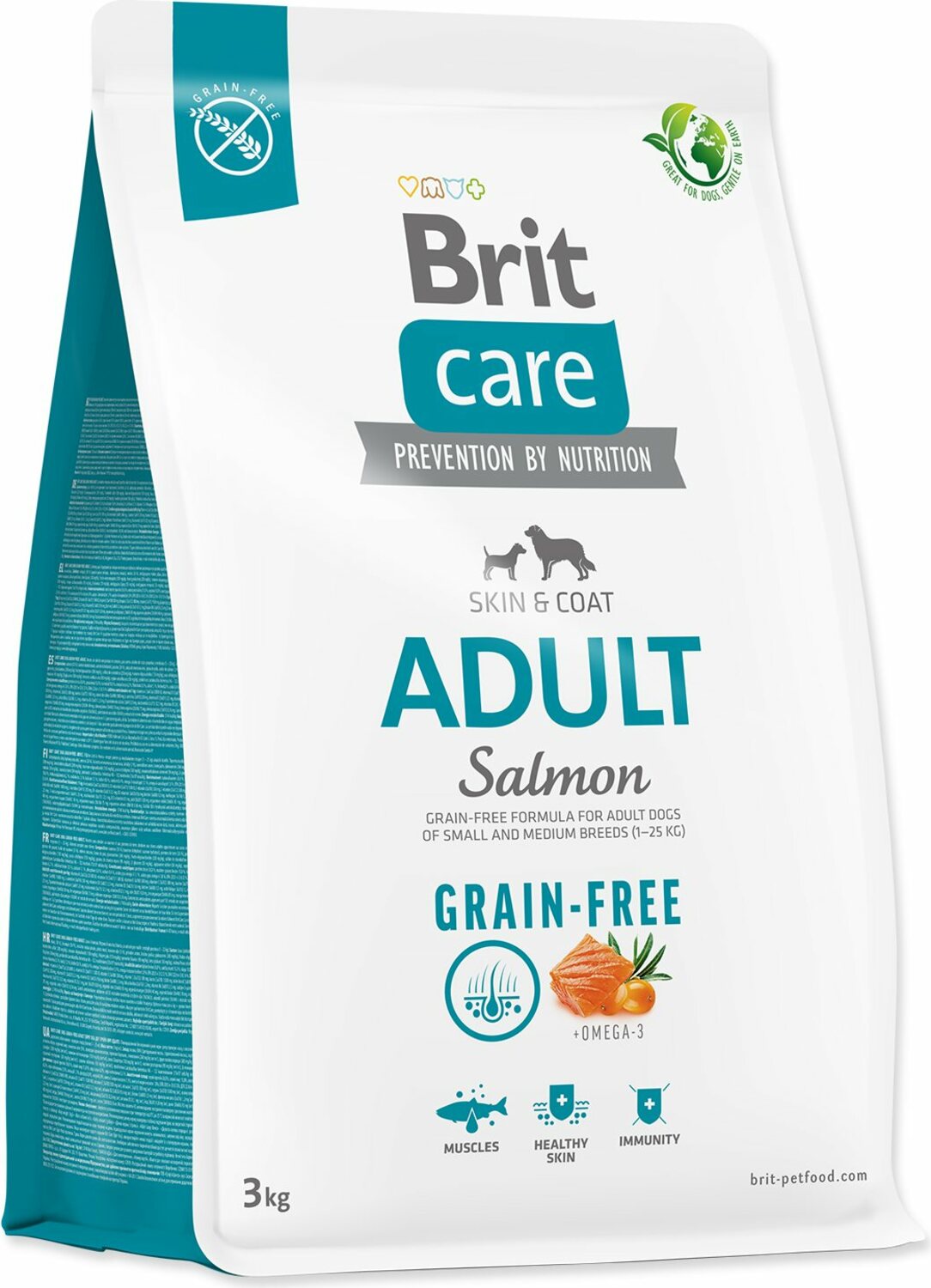 Krmivo Brit Care Dog Grain-free Adult Salmon 3kg