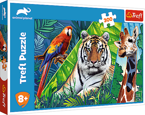 Trefl Puzzle 300 - Úžasná zvířata / Discovery Animal Planet