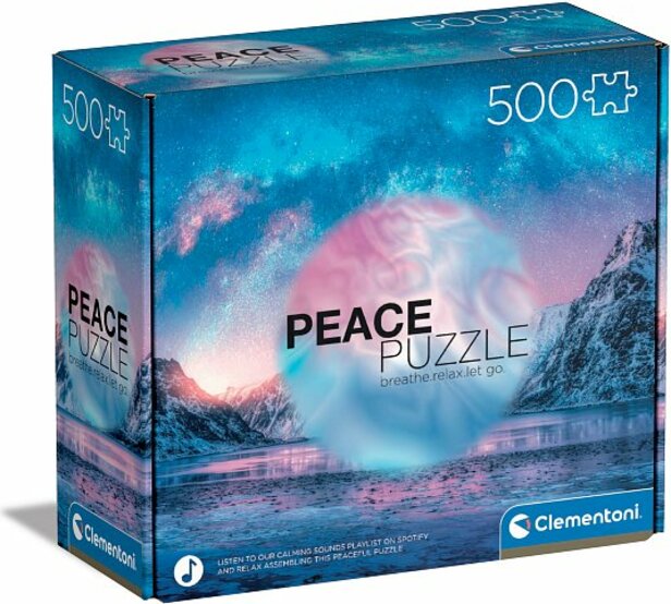 Puzzle 500 dílků Peace - Light Blue