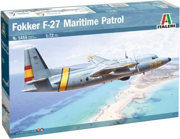 Model Kit letadlo 1455 - Fokker F-27 SAR (1:72)