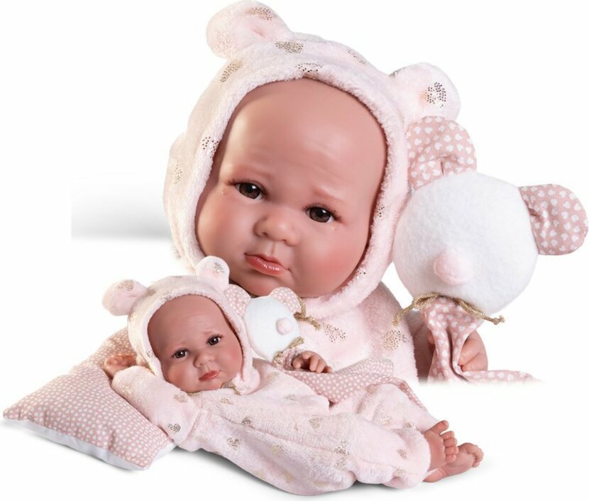 Antonio Juan 50416 LUCA - realistická panenka-miminko s celovinylovým tělem - 42 cm