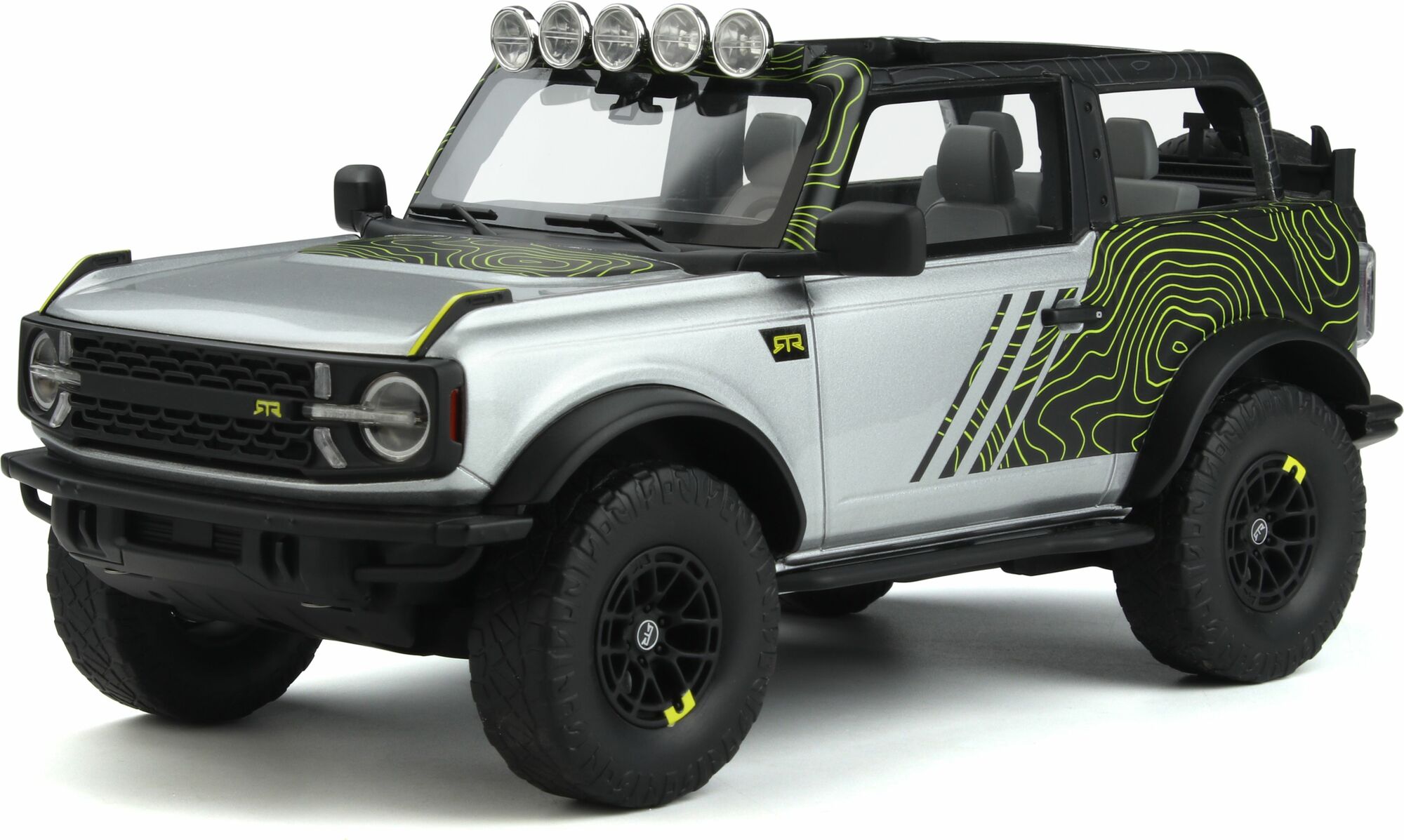 1:18 FORD BRONCO RTR ICONIC SILVER 2022