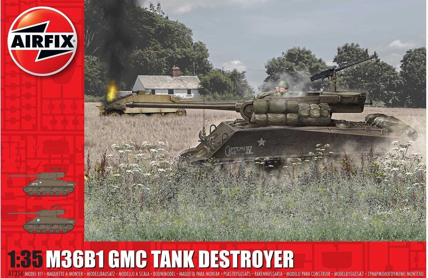 Classic Kit tank A1356 - M36B1 GMC (US Army) (1:35)