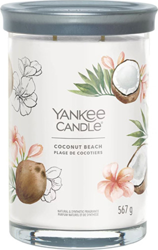 Yankee Candle, Kokosová pláž Svíčka ve skleněném válci 567 g