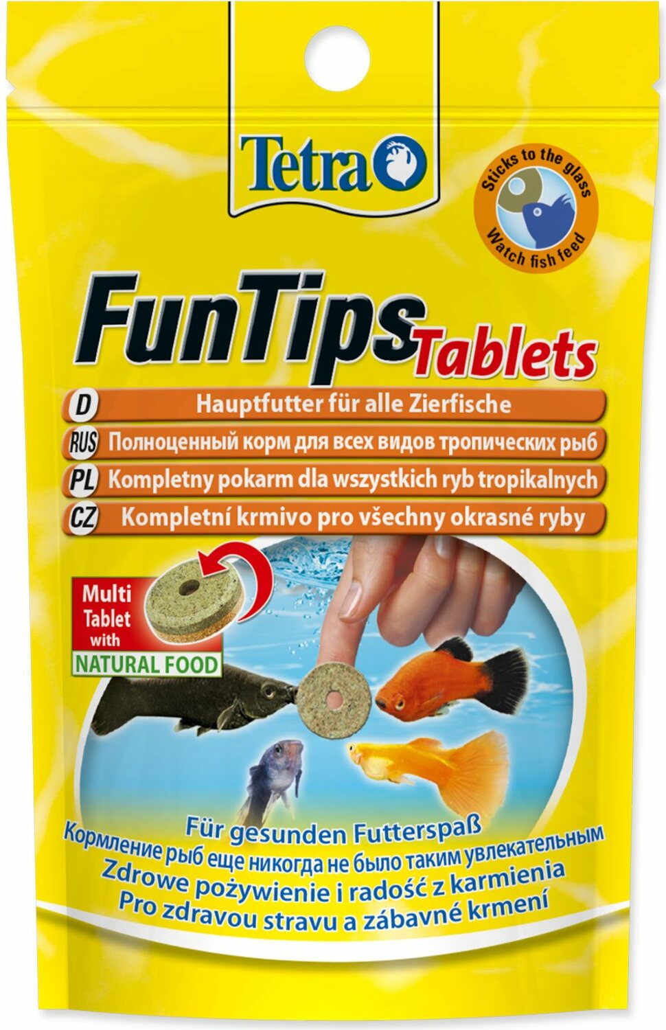 Krmivo Tetra Fun Tips Tablets 20 tbl.