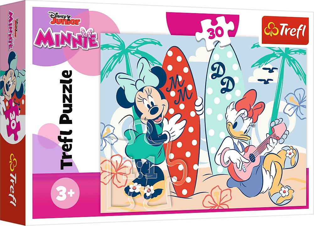 Trefl Puzzle 30 - Barevná Minnie / Disney Minnie