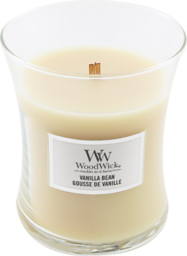 WoodWick Vanilka, Svíčka oválná váza 275 g