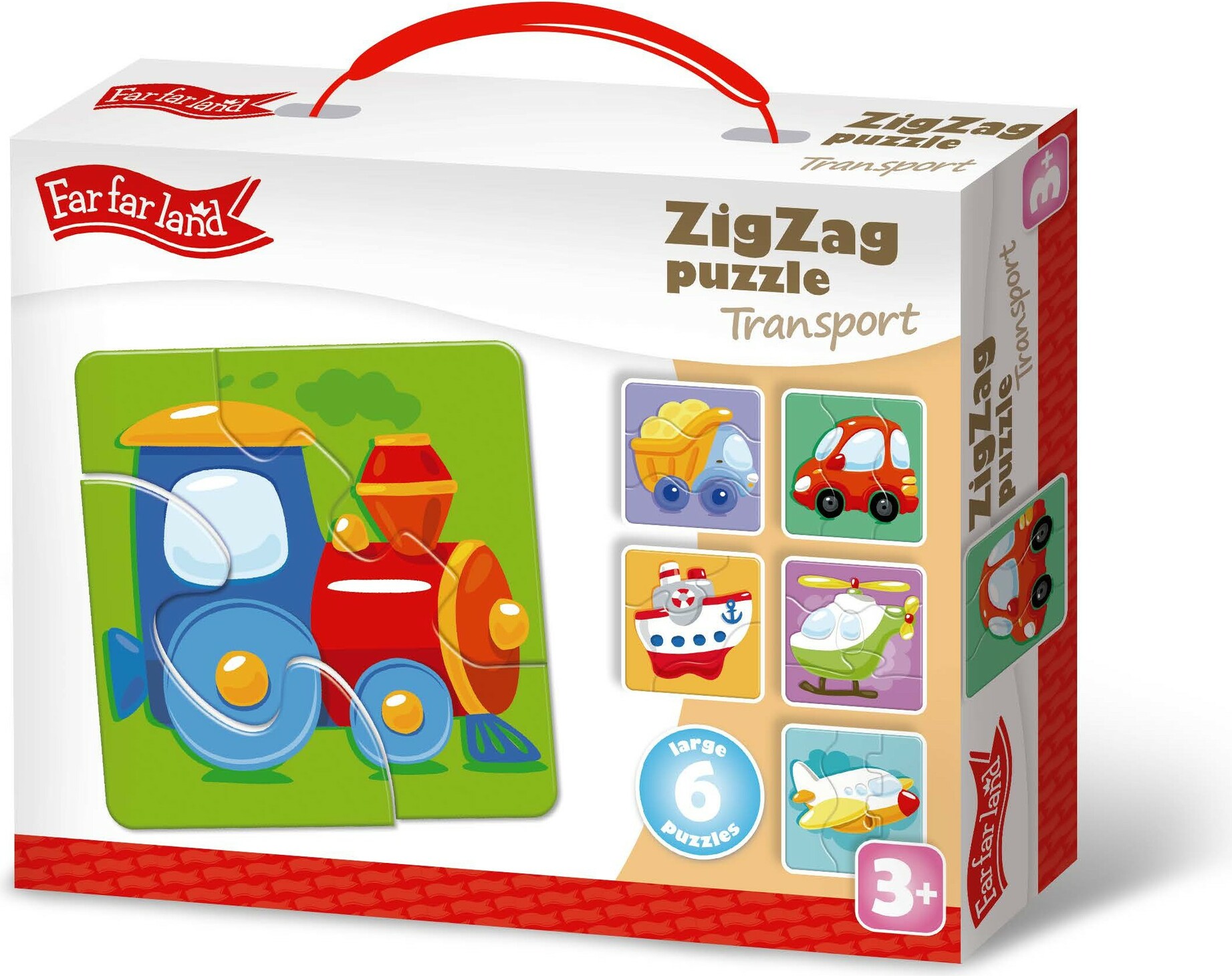 ZigZag puzzle dopravní prostředky