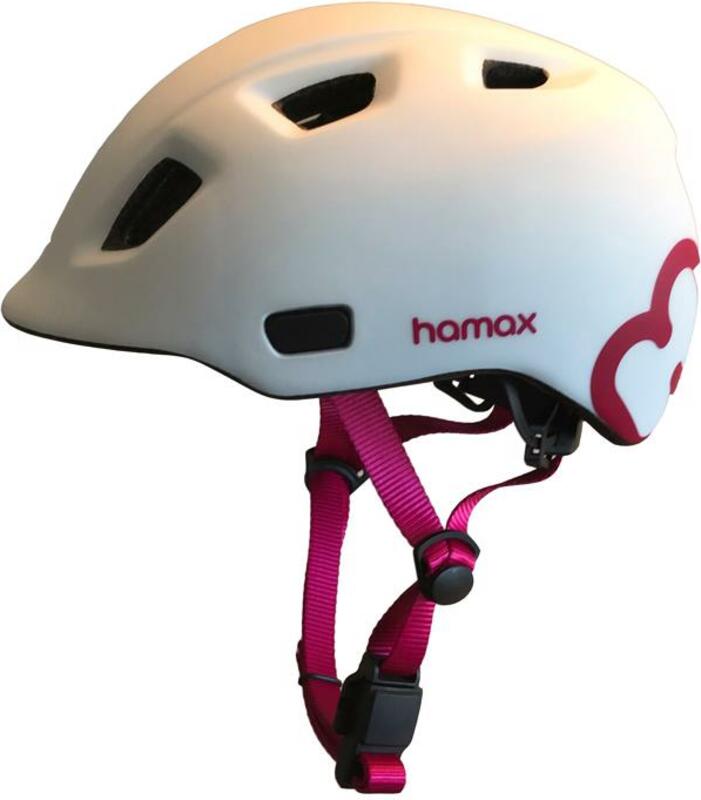 HAMAX Cyklohelma Thundercap White / Pink 47-52
