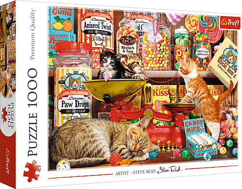 Trefl Puzzle 1000 - Kočičí sladkosti
