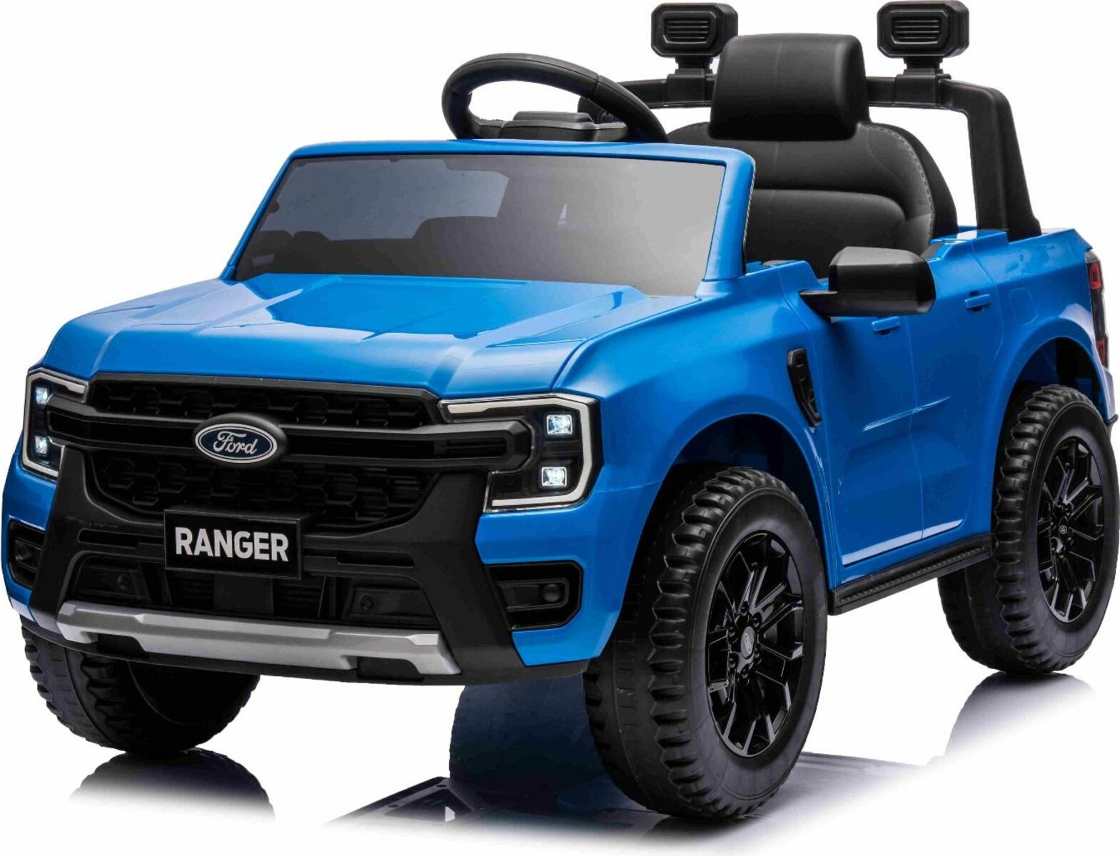 Elektrické autíčko FORD Ranger 12V, modré, 2,4GHz dálkové ovládání, 2 X 30W MOTOR