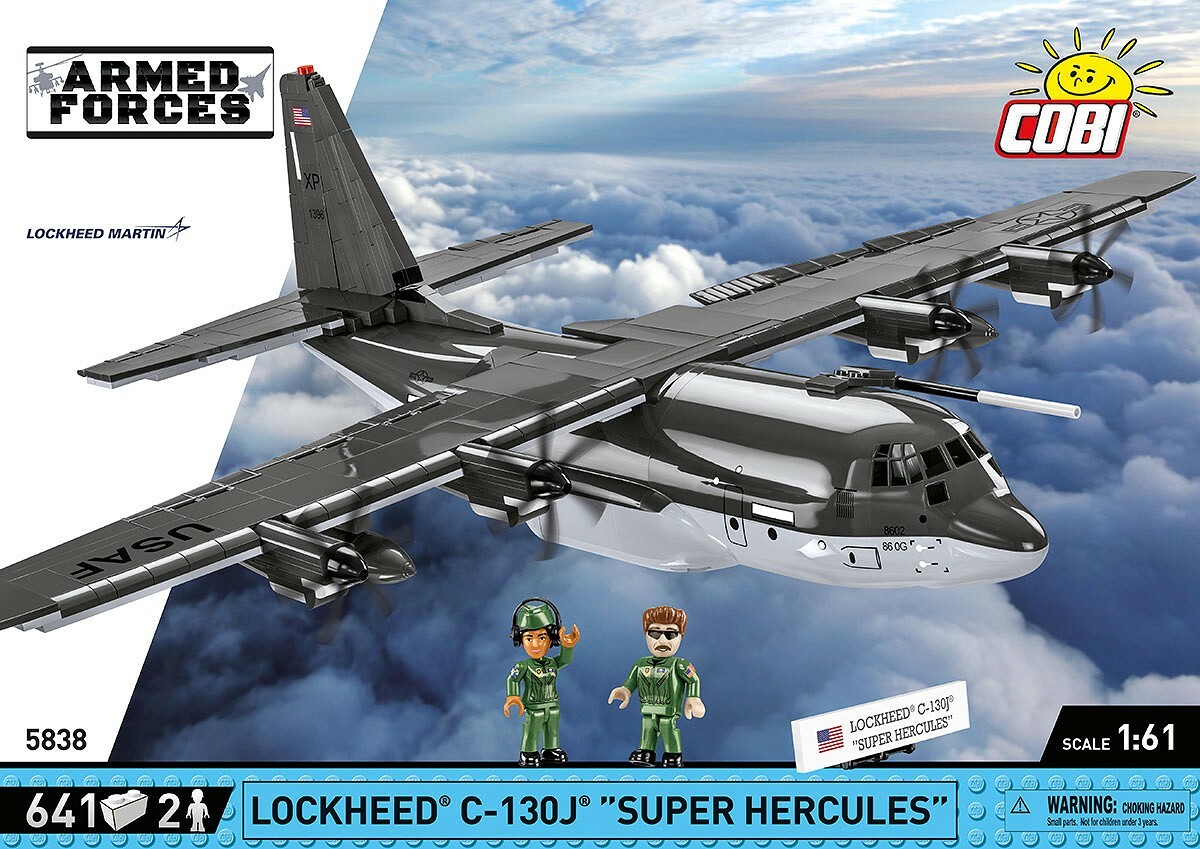 Cobi Armed Forces Lockheed C-130J Super Hercules, 1:61, 641k, 2f
