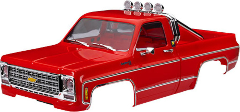 Traxxas karosérie Chevrolet K10 1979 červená
