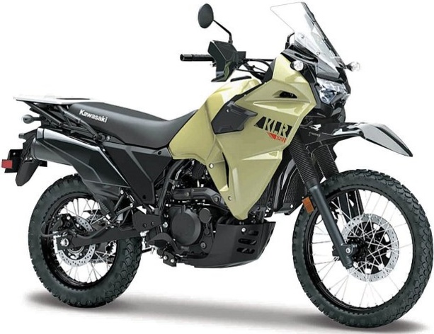Maisto - Motocykel, Kawasaki KLR® 650, Khaki čierny, 1:18