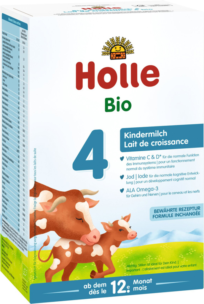HOLLE Mléko bio batolecí 4, 12m+ 600 g