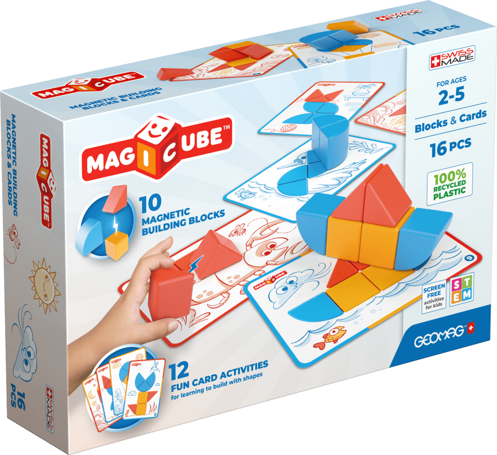 Stavebnice Magicube Block&Cards 16 pcs