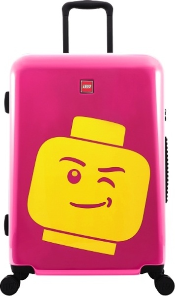 LEGO Luggage ColourBox Minifigure Head 24" - Berry