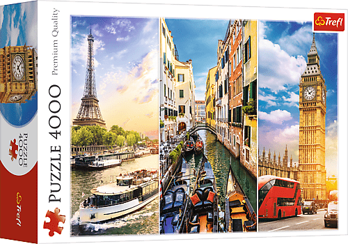 Trefl Puzzle 4000 dílků Výlet kolem Evropy