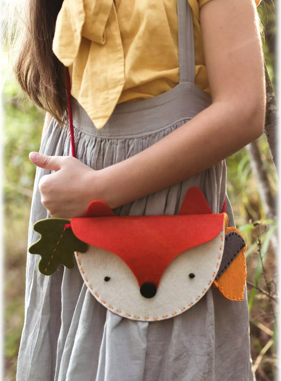 Petit Collage Kreativní kufřík Kabelka liška