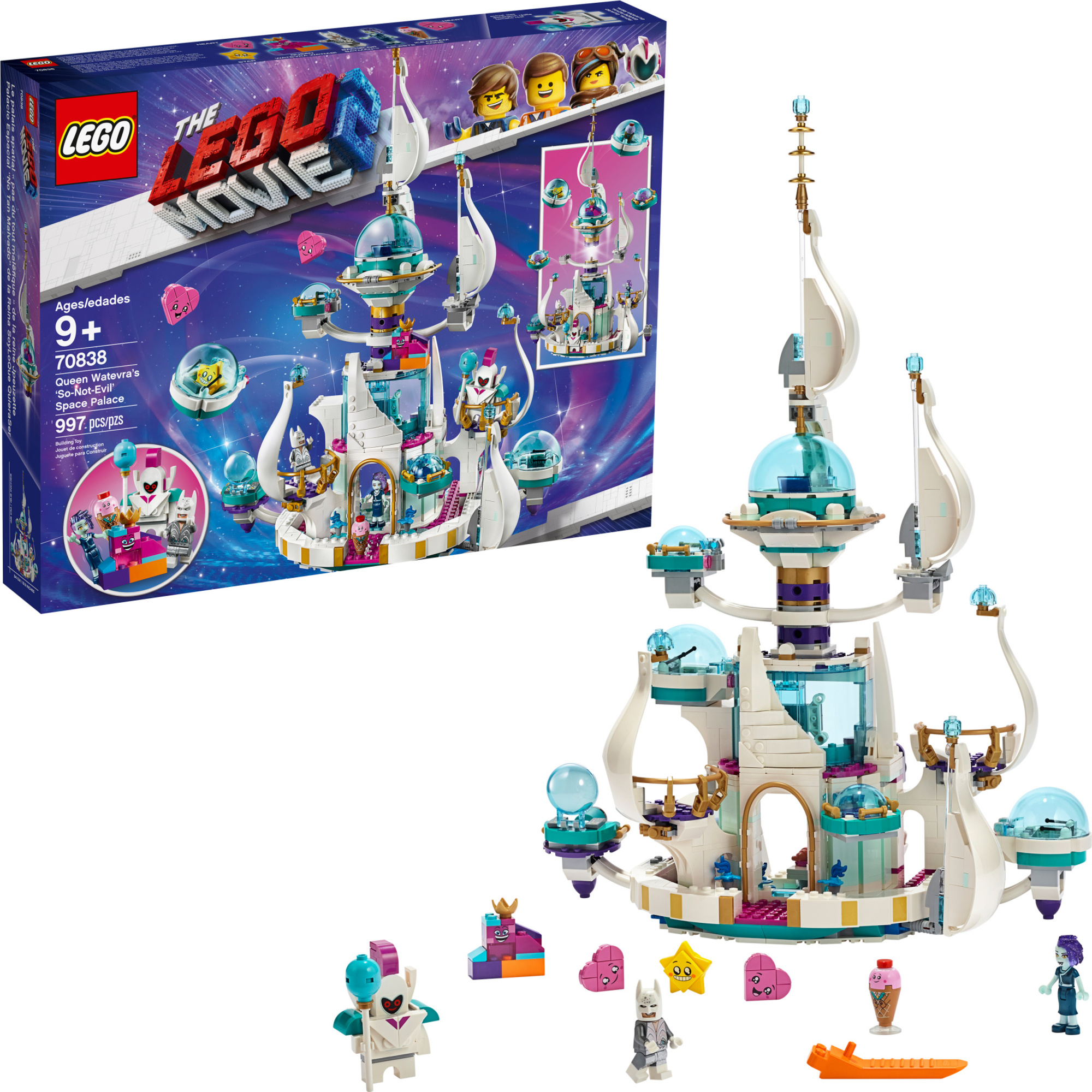 LEGO® MOVIE 2 ™ 70838 "Hrůzostrašný" vesmírný palác královny Watevry