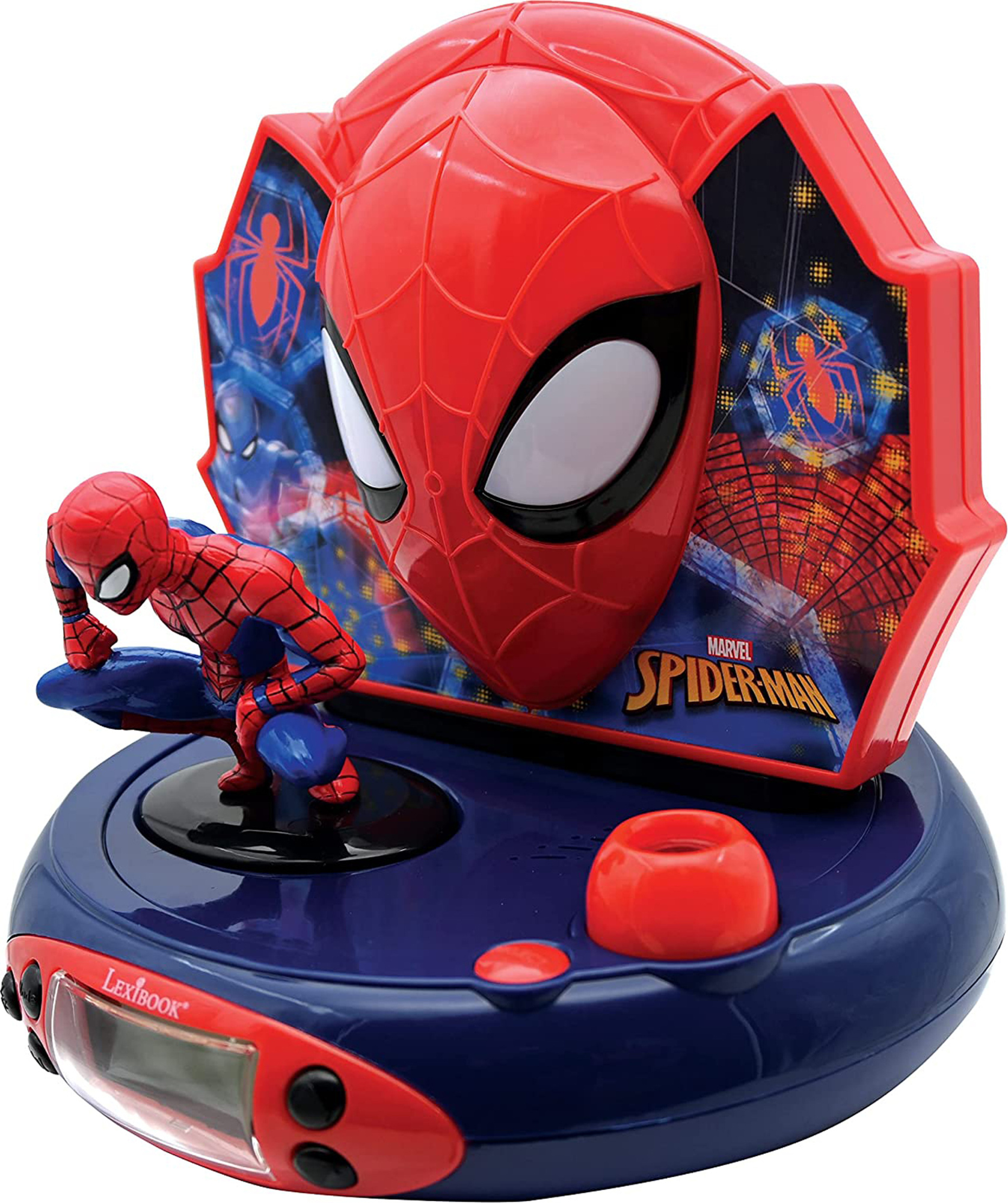 3D budík s projektorem Spider-Man