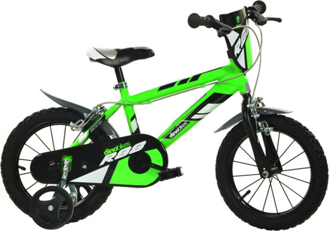 DINO Bikes - Detský bicykel 16" 416UZ - zelený 2017