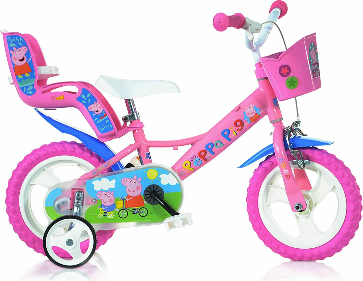 DINO Bikes - Detský bicykel 12" 124RLPGS Pepa Pig 2022