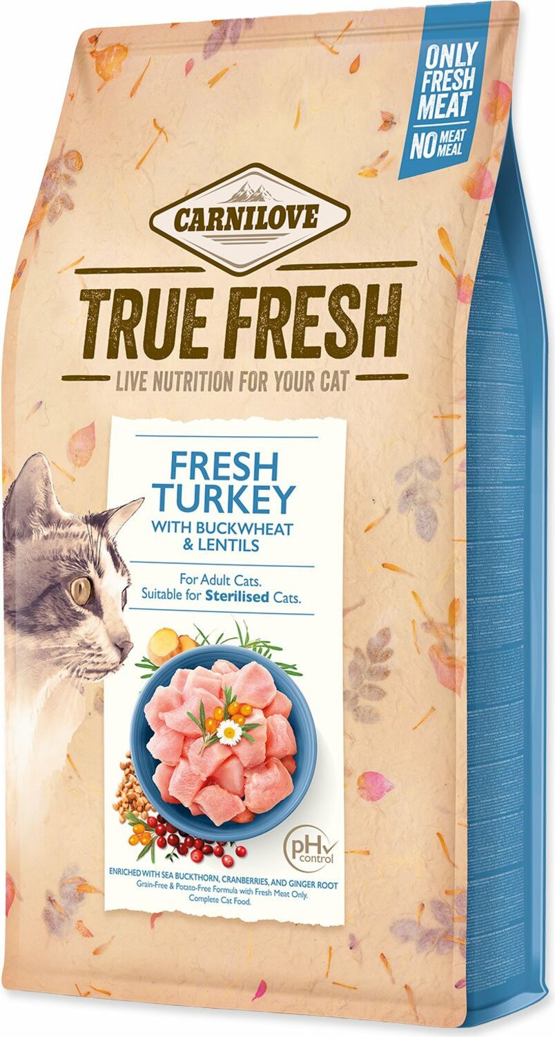 Krmivo Carnilove Cat True Fresh Turkey 1,8 kg