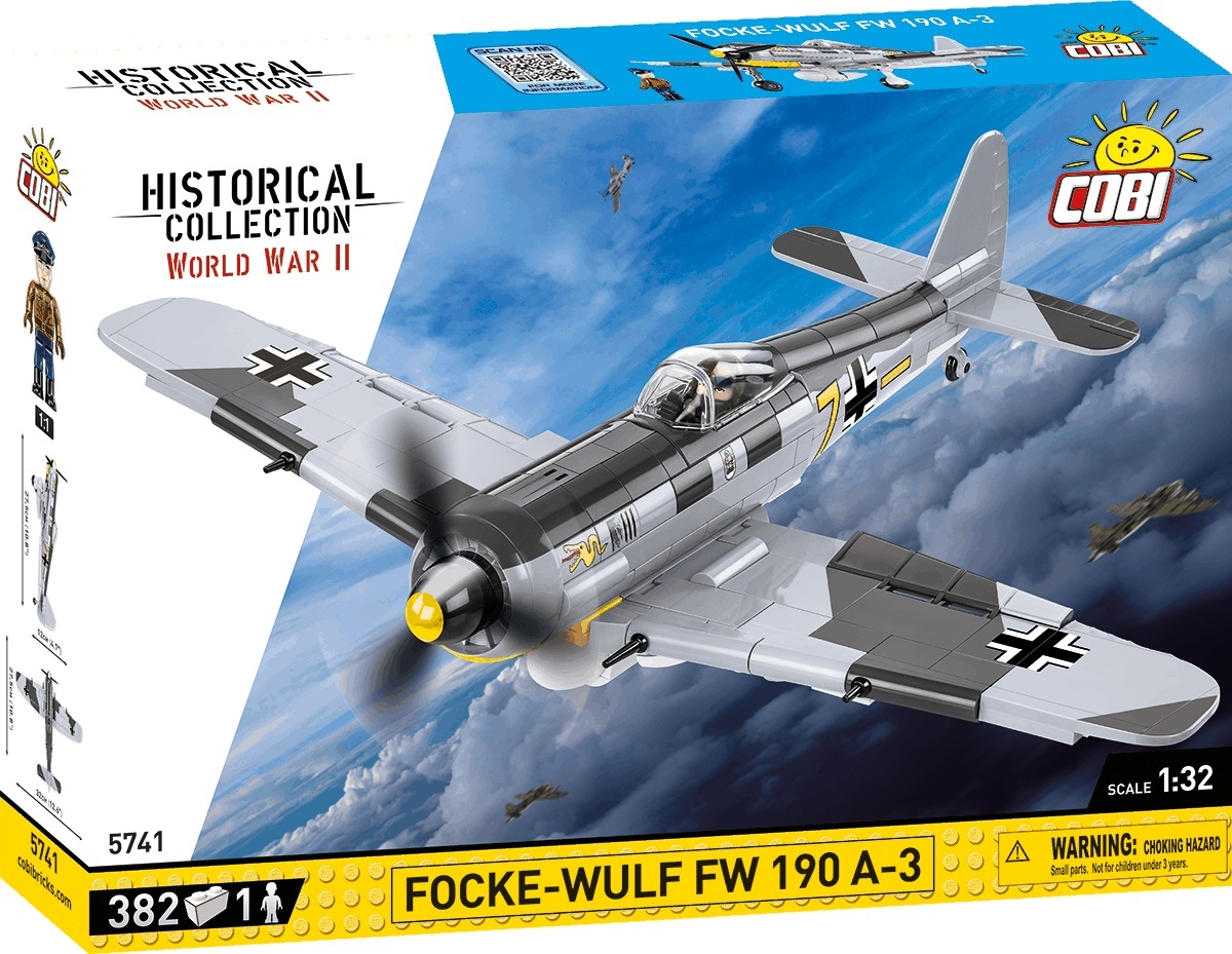 Cobi 5741 II WW Fock-Wulf FW 190 A-3, 1:32, 382 k, 1 f