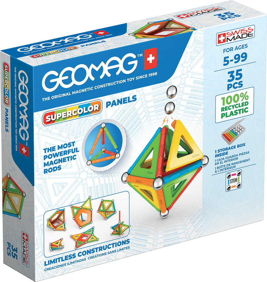 Geomag Supercolor reycklované 35 kusů