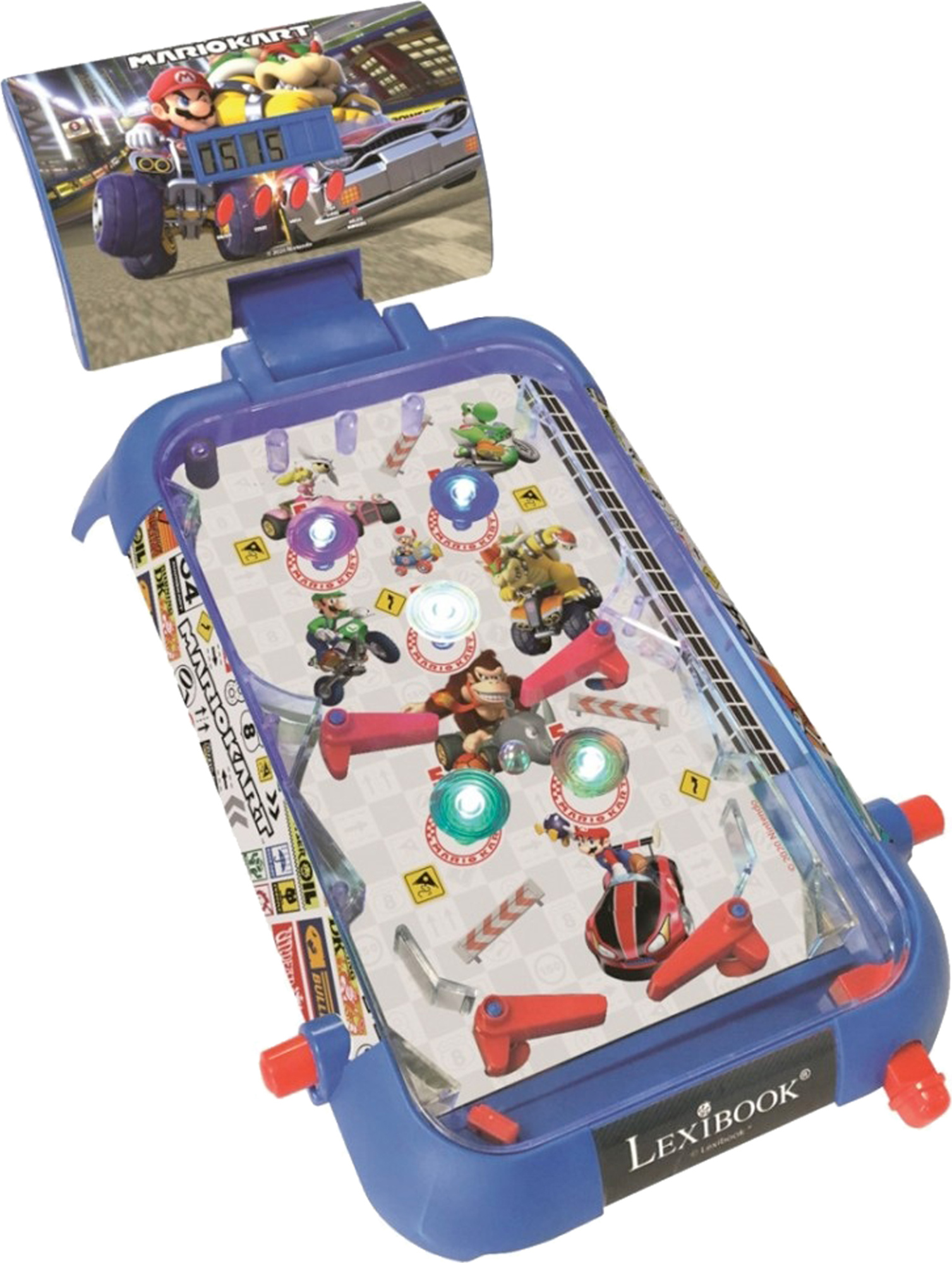 Elektronický stolní pinball Mario Kart