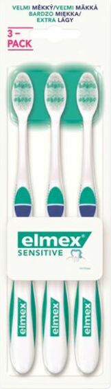 Elmex Sensitive zubní kartáček EXTRA SOFT 3ks