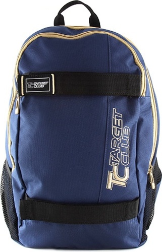 Sportovní batoh Target, modrý, béžový nápis