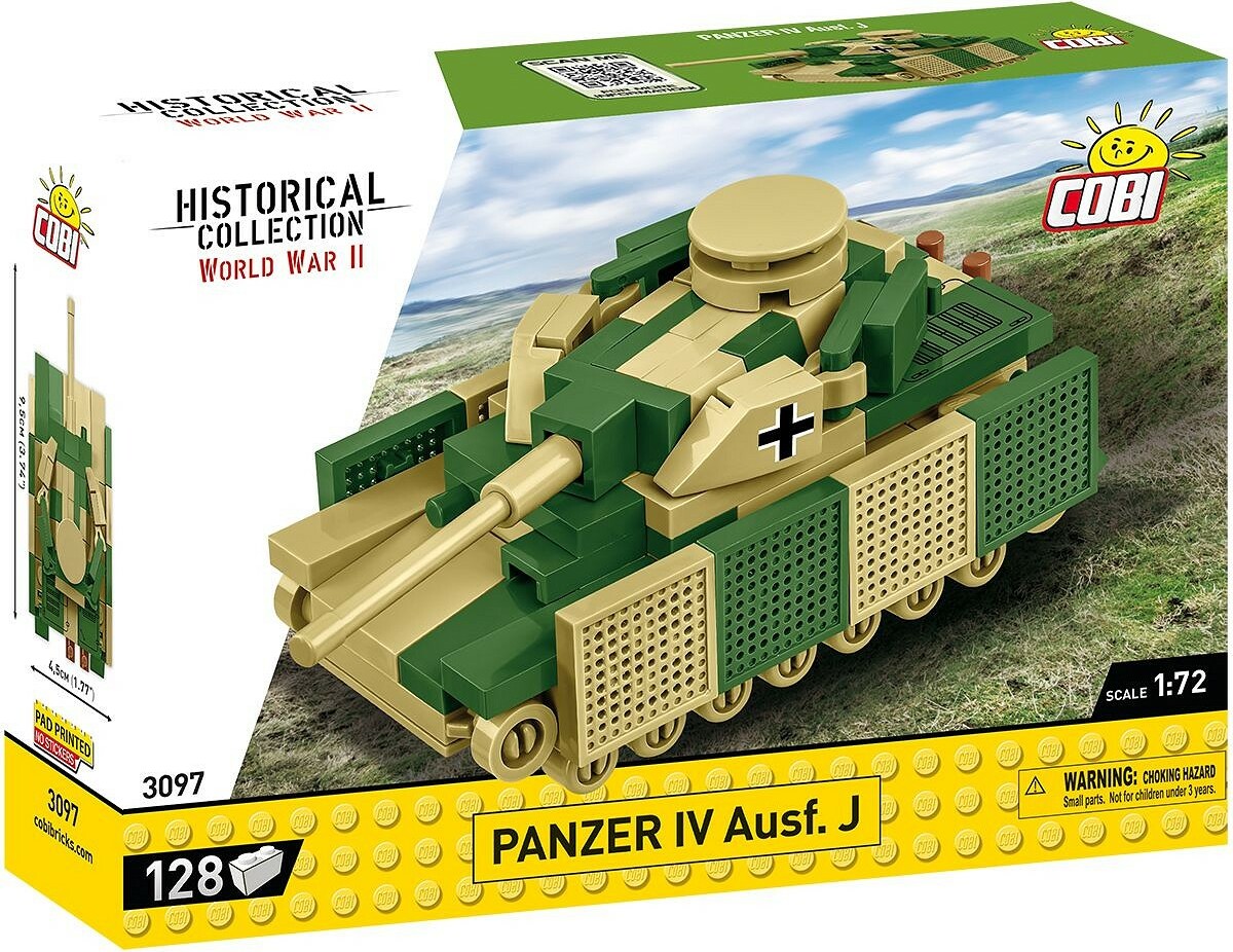 Cobi Panzer IV Ausf J, 1:72, 128 k