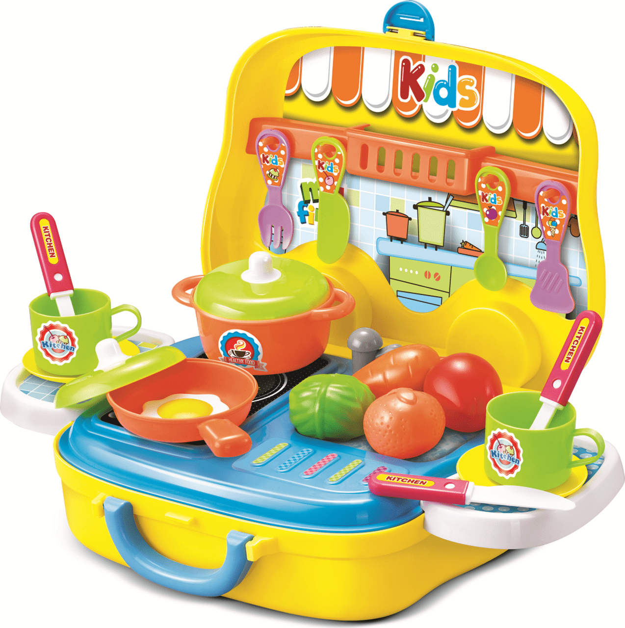 Детские наборы в чемоданчиках. Kitchen little Chef Set Xiong Cheng 008-966a Toys. Chef Kitchen Set набор. Набор кухня в чемоданчике. Кухня чемодан для детей.