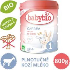 BABYBIO CAPREA 1 plnotučné kozí kojenecké bio mléko (800 g)