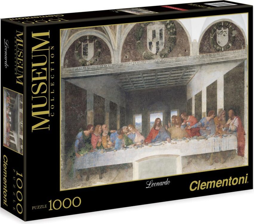 Clementoni - Puzzle Museum 1000 Leonardo de Vinci - Poslední večeře