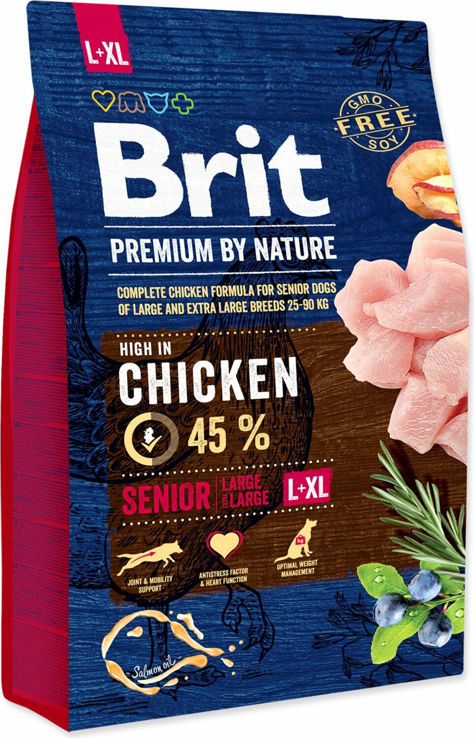 Krmivo Brit Premium by Nature senior L+XL 3kg