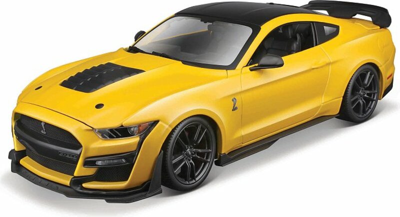 Maisto - 2020 Mustang Shelby GT500, metal žlutý, 1:18