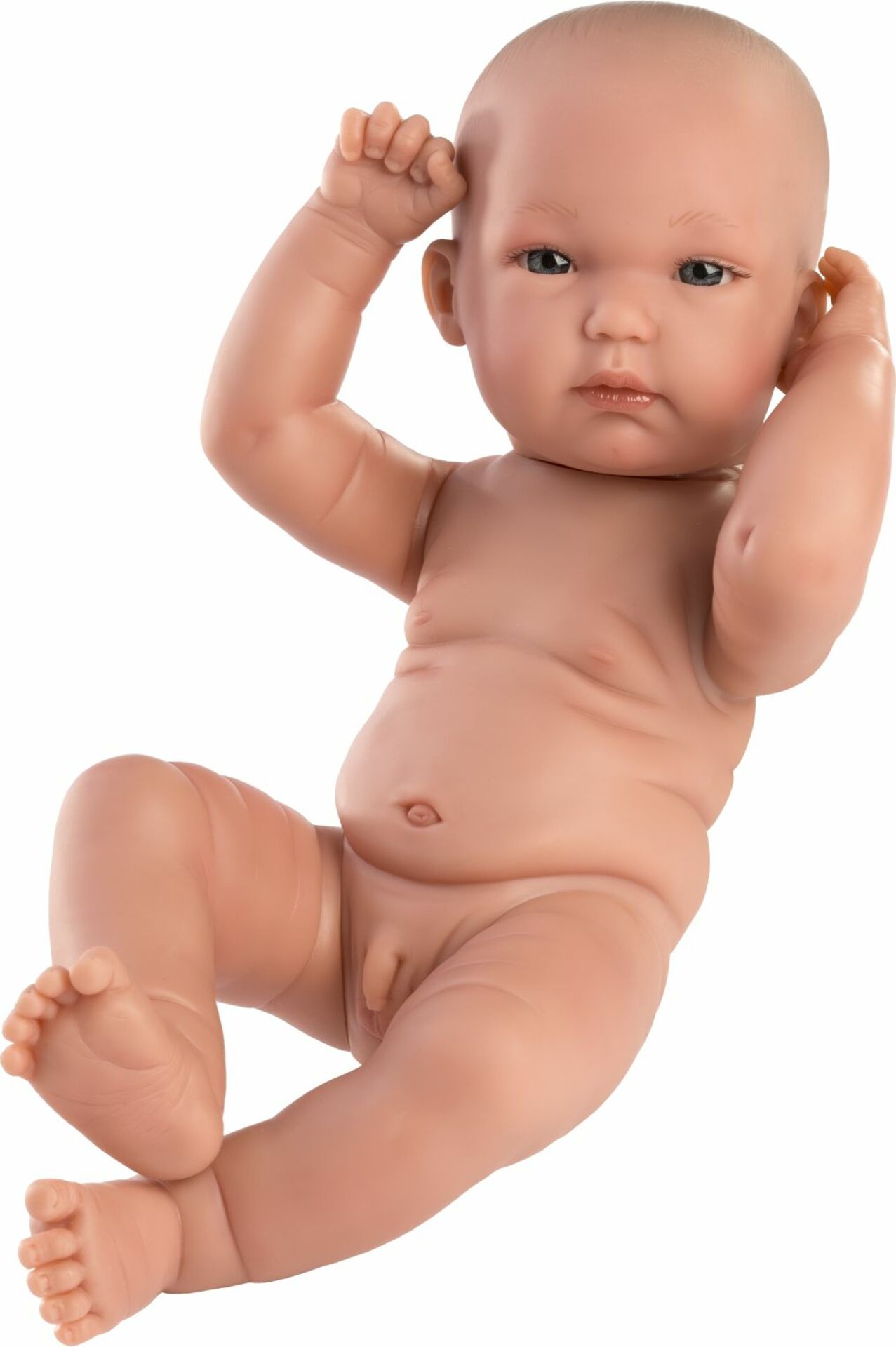 Llorens 63501 NEW BORN CHLAPEK - realistické miminko s celovinylovým tělem - 35 cm