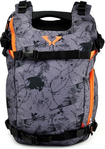 Sportovní batoh Target, Viper XT, oranžovo-šedý se vzorem