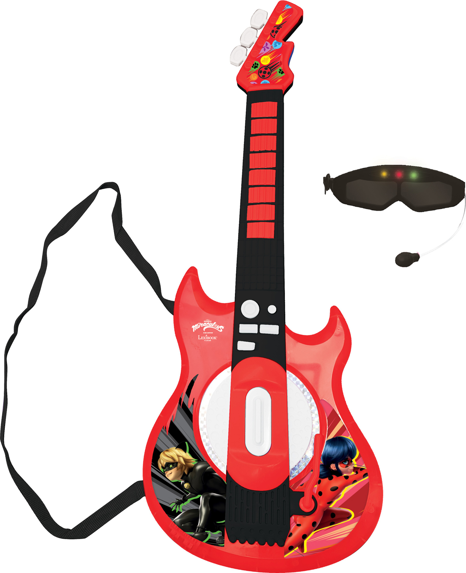 Elektronická kytara s brýlemi Kouzelná Beruška