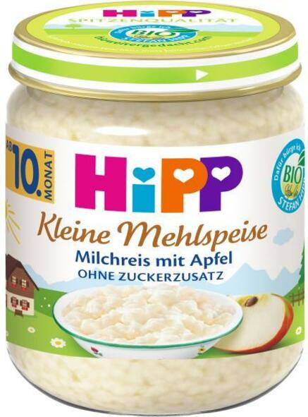 HiPP BIO Mléčná rýže s jablky od uk. 9. měsíce, 200 g
