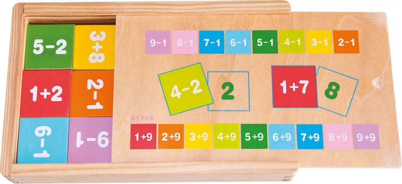 Woody Kartičky s matematickými úkoly - sčítání / odčítání