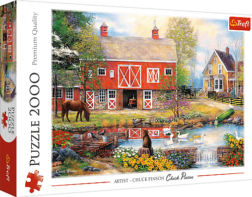 Trefl Puzzle 2000 - Život na venkově