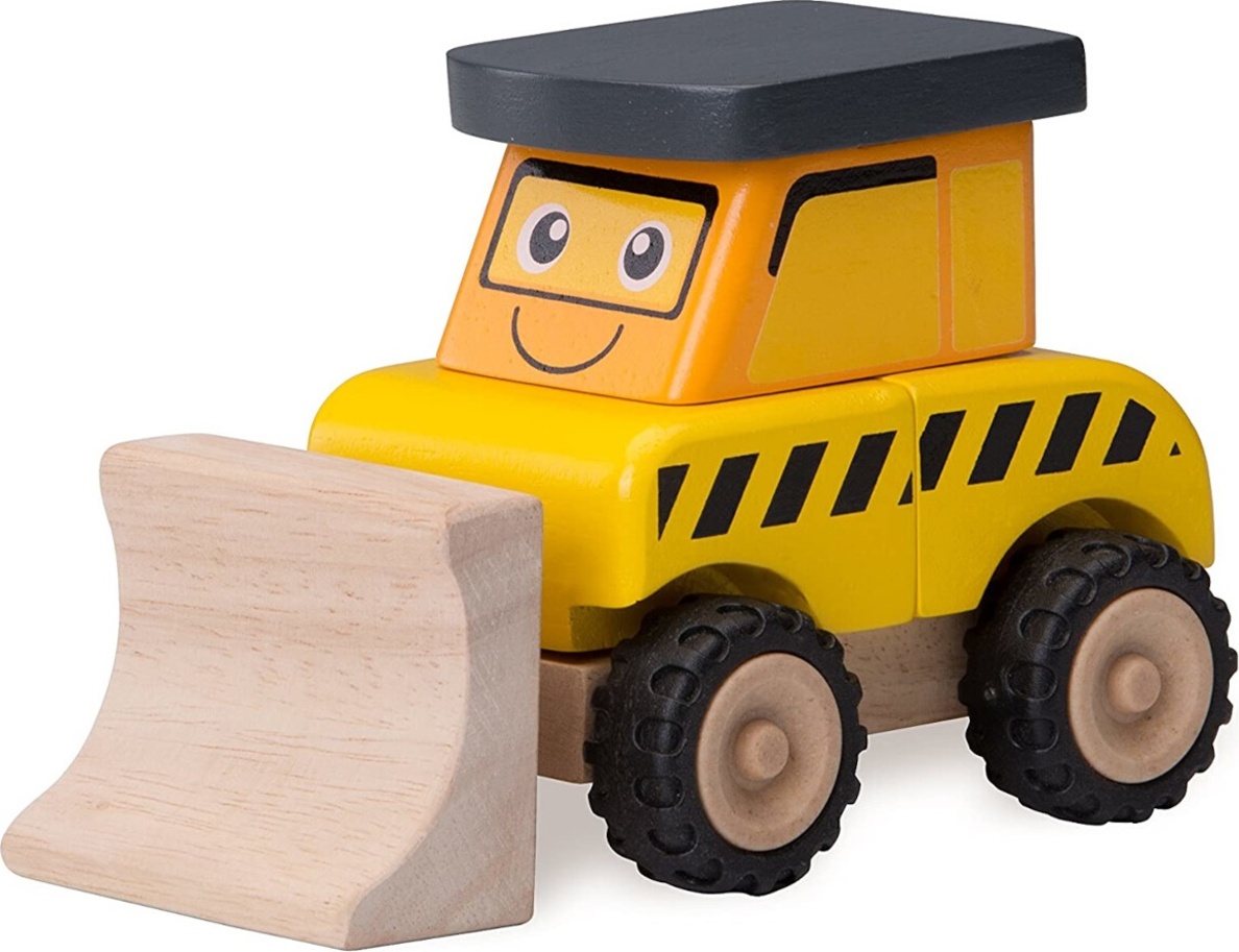 Wonderworld Dřevěný mini buldozer