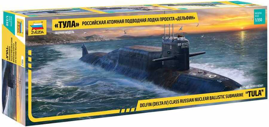 Model Kit ponorka 9062 - "Tula" Submarine Delfin / Delta IV Class (1: 350)