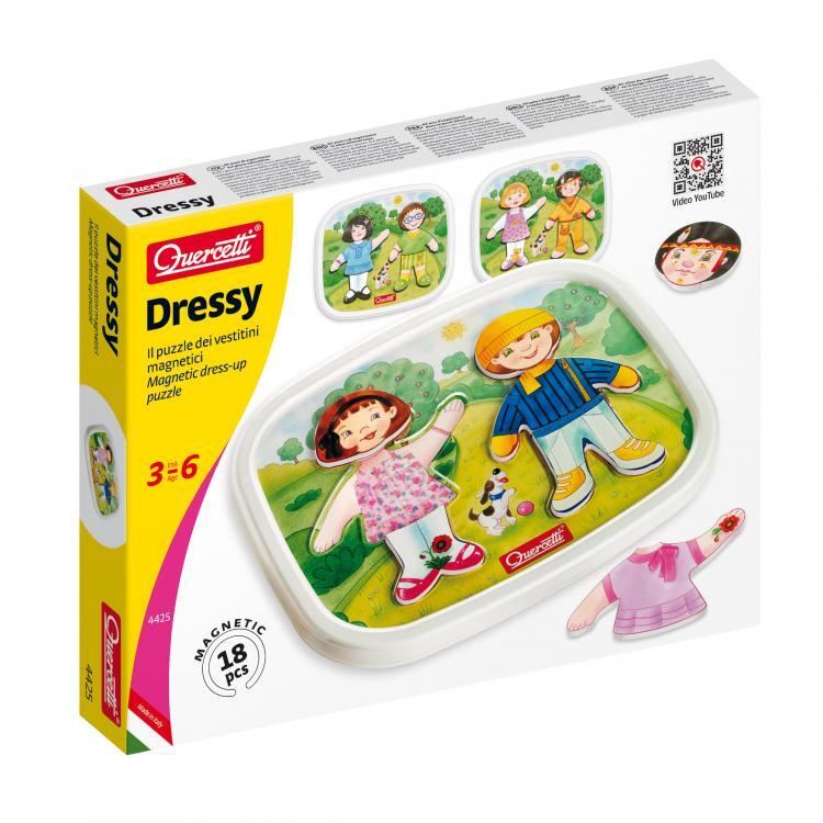 Quercetti dress Baby magnetic dress-up puzzle - magnetická skládačka