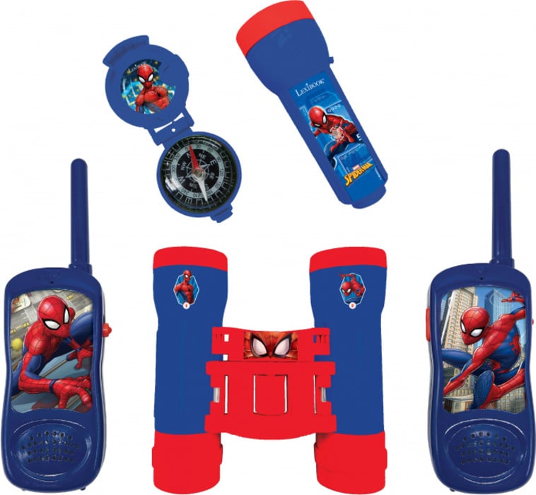 Set Spiderman - vysílačky, dalekohled, baterka